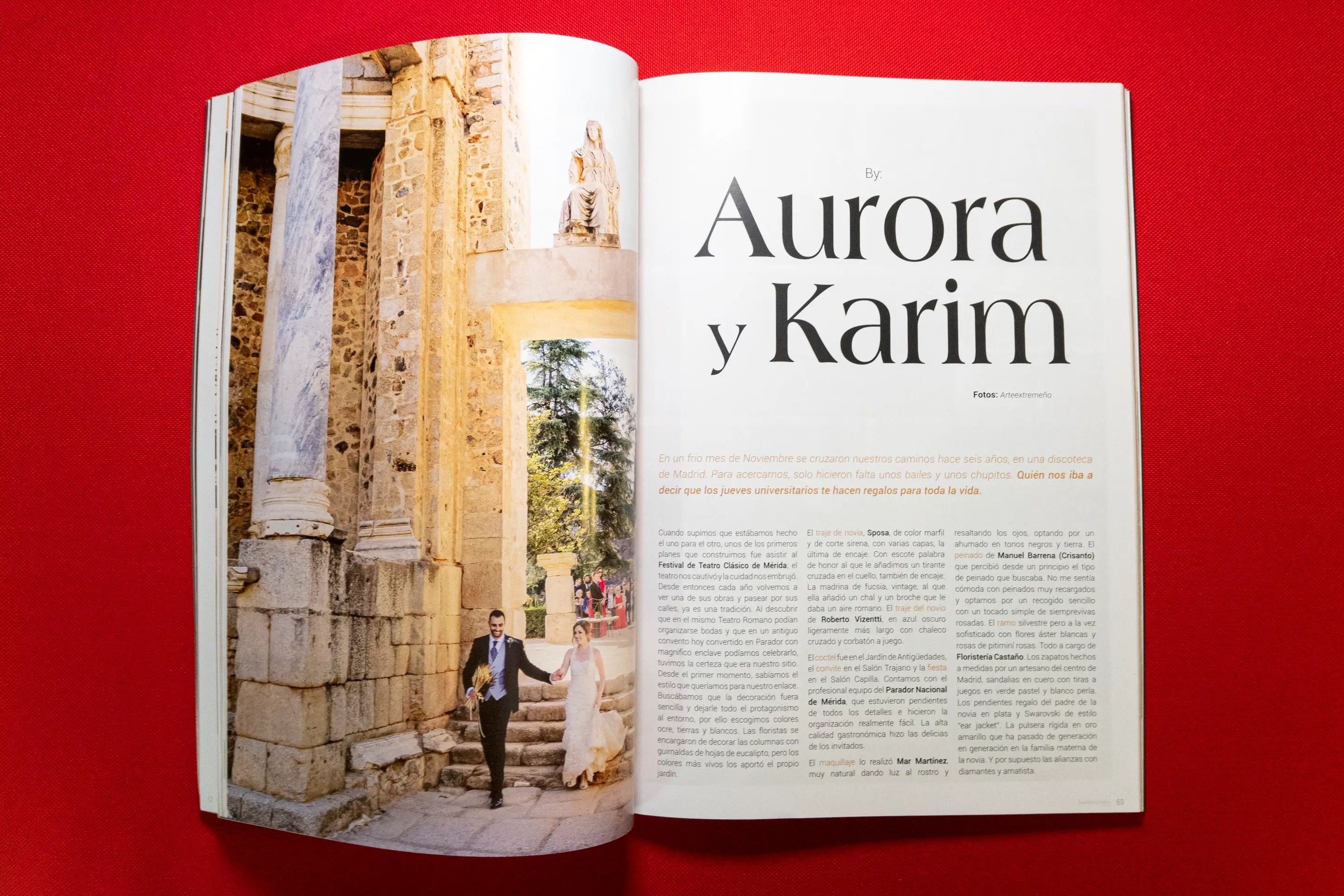 Bodaevento Magazine abierta por la boda de Aurora y Karim